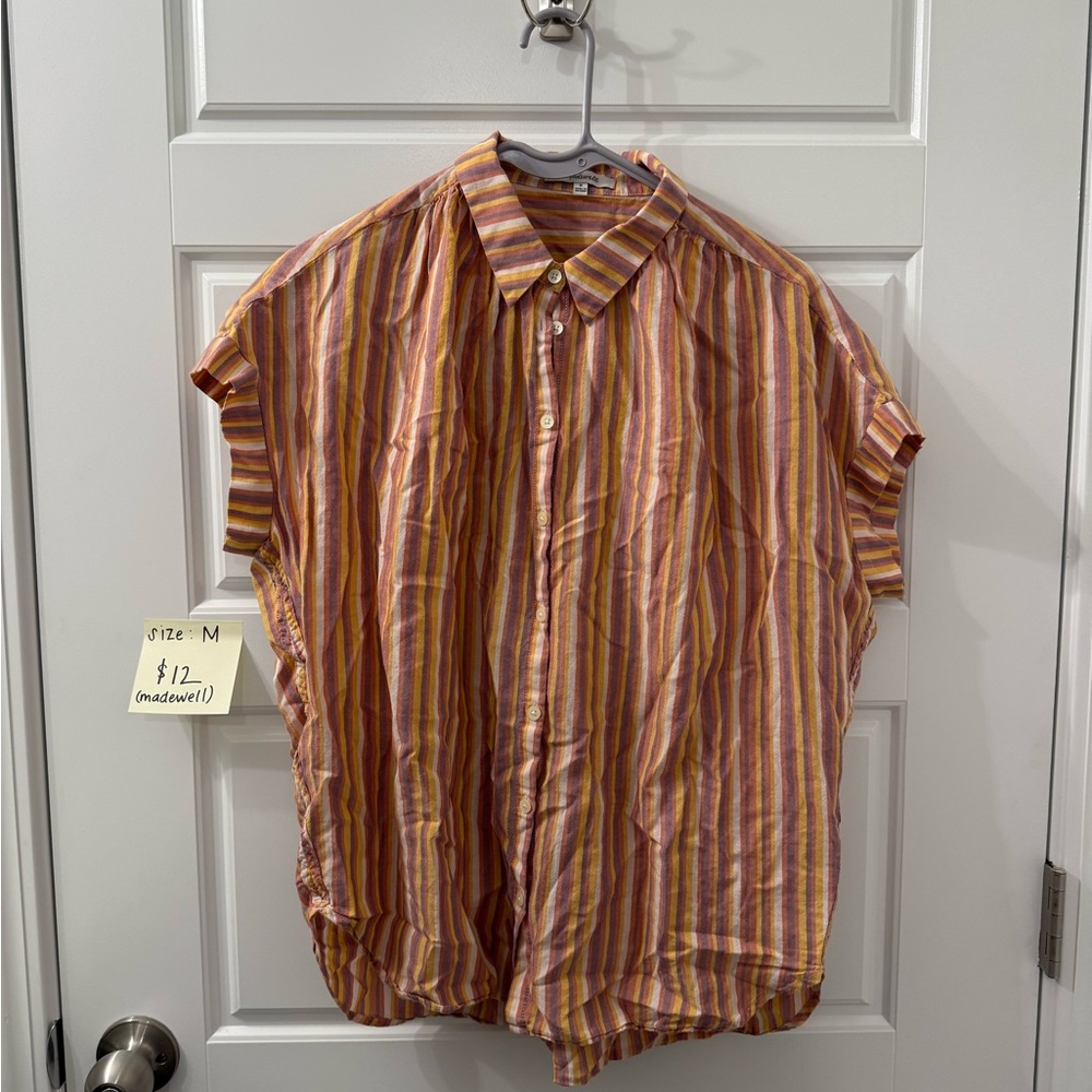 Madewell Women's Casual Striped Shirt - Multicolored